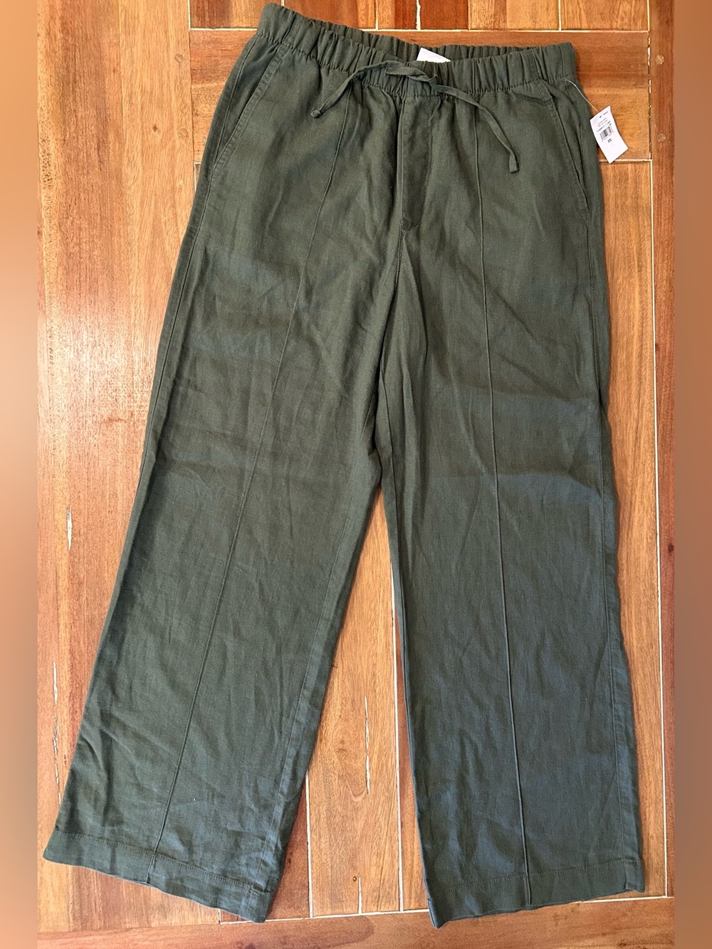 Gap linen blend drawstring pants. Extra small. NWT. .